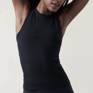 NWOT Athleta Renew Seamless Racerback Tank in Black Size M